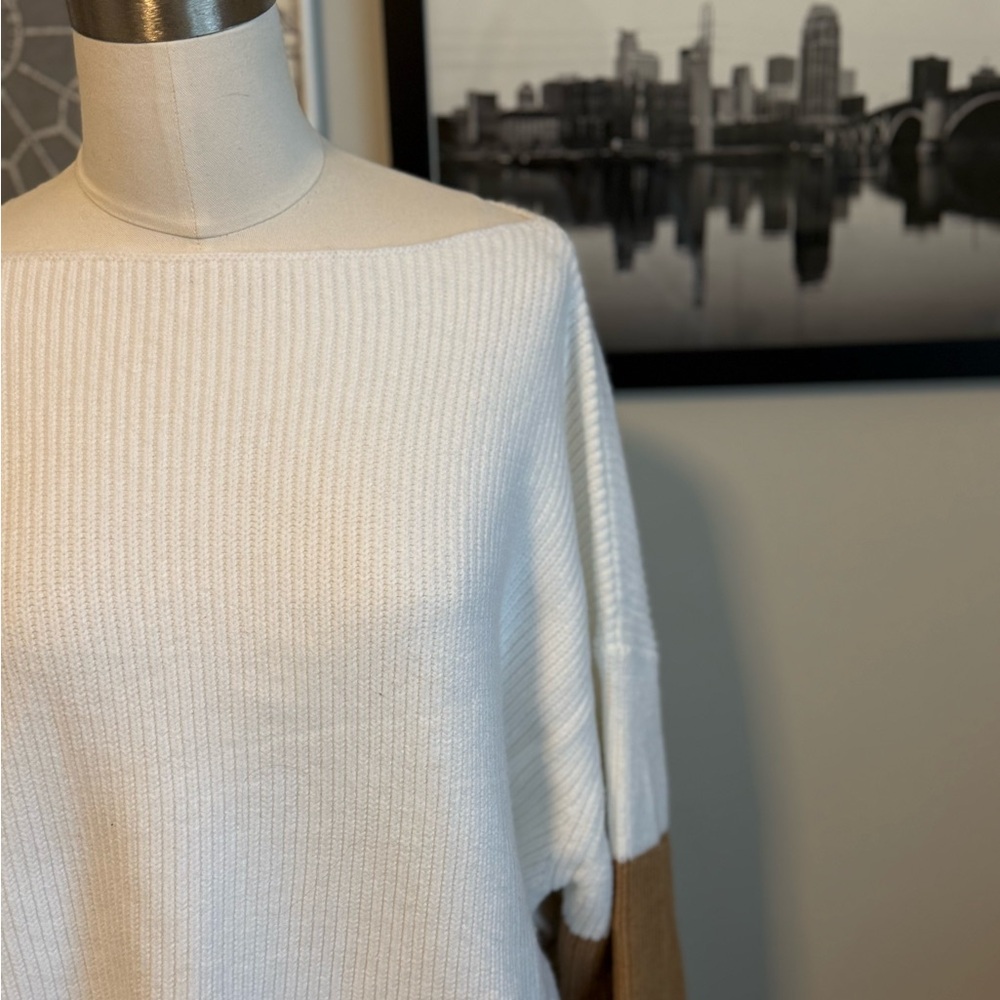 Colorblock French Connection oversized sweater size XS